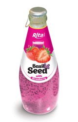 290ml دانه ریحان با توت فرنگی